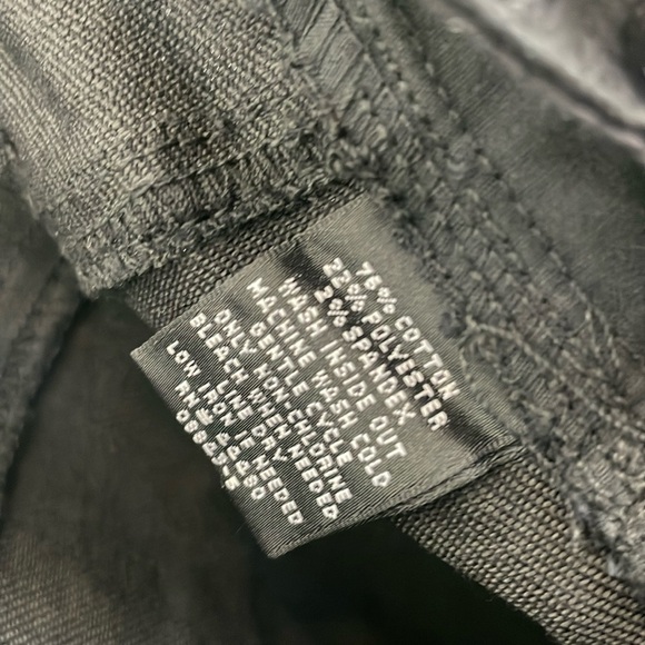 Nicole Miller Leopard Print Skinny Leg Jeans Women 4 Stretch 5 Pocket Black pant - Picture 9 of 10